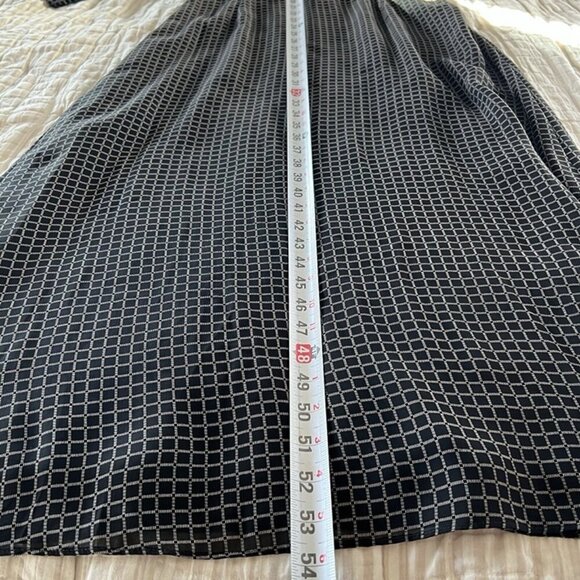 NWT Vintage Talbots Dress Black Faux Wrap Pleated Dress Sz 10 Career Office Wear - Picture 11 of 11